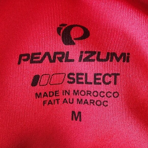 Pearl Izumi Select Mens Medium Cycling Jersey 1/2 Zip Long Sleeve Mock Neck Mesh - Picture 6 of 9